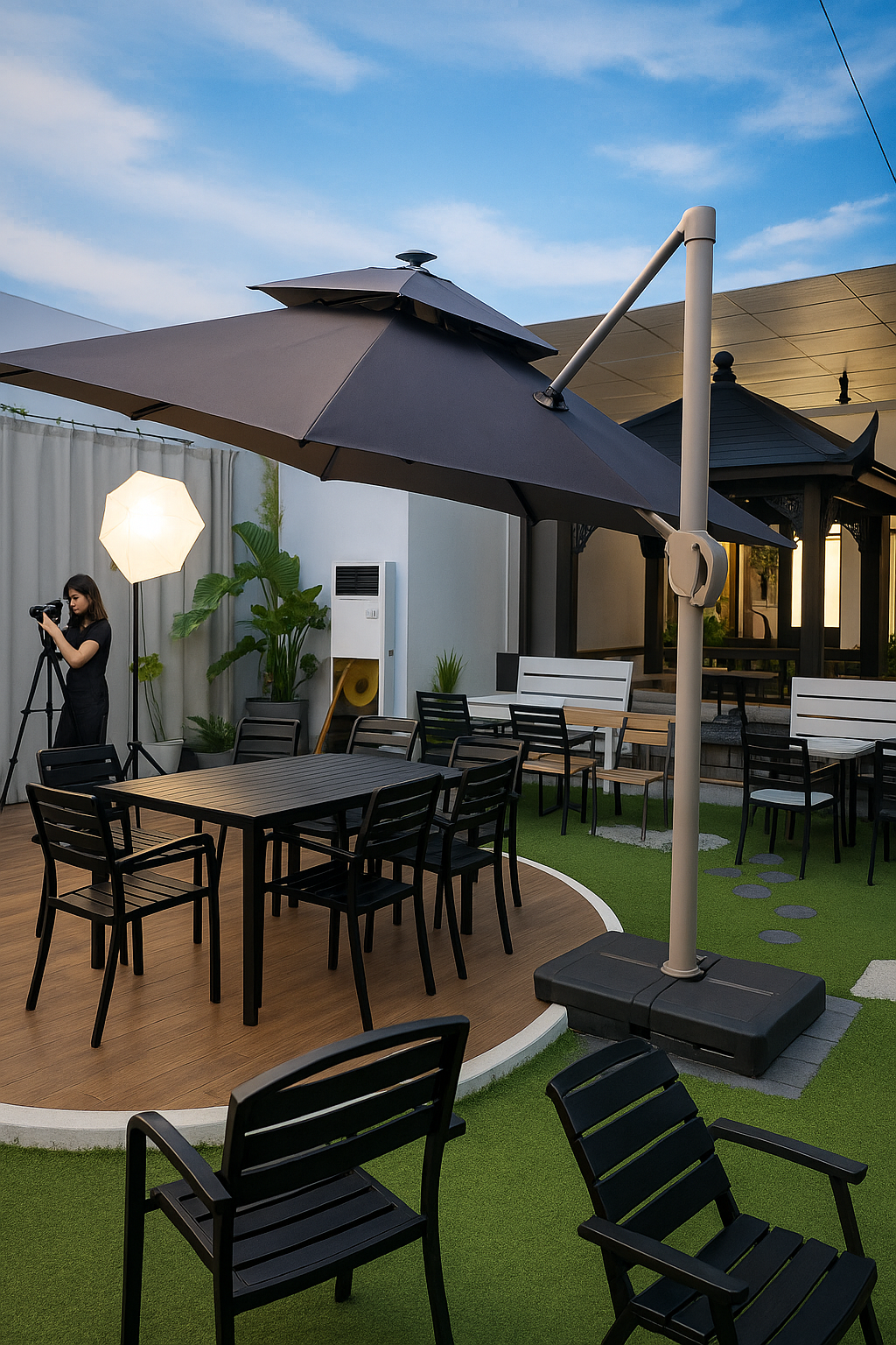 Conjunto comedor exterior 2
